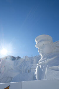 さっぽろ雪まつり逆光